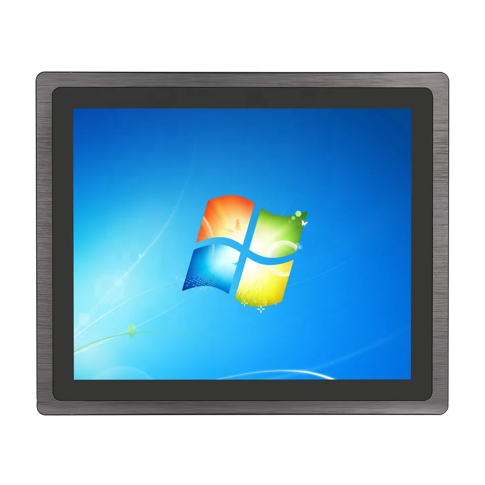 Embedded/Wall Mount 17 inch 1920*1080 DC24V IP65 Waterproof i5 6200U CPU 4g+128g Industrial all in one Capacitive Touch Panel PC