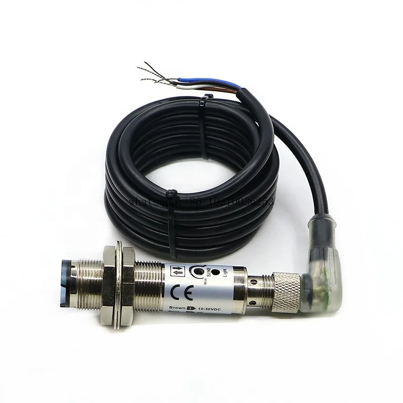 

Diffuse Photoelectric Sensor ERC18M-DS30B1 100mm Reflector Only For Sensor