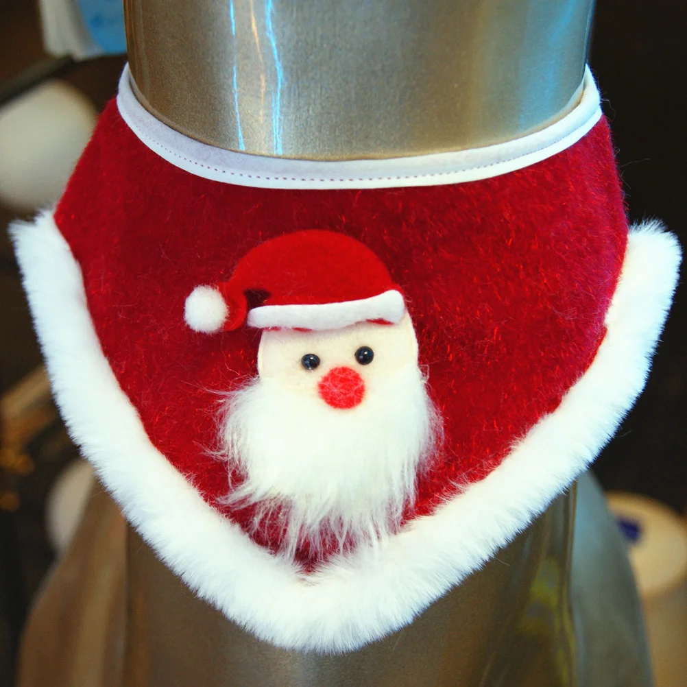 

Christmas Pet Cat Dog Collar Bib Xl Red Santa Claus Party Scarf Saliva Towel Pet Supplies Christmas Dog Collar Bib