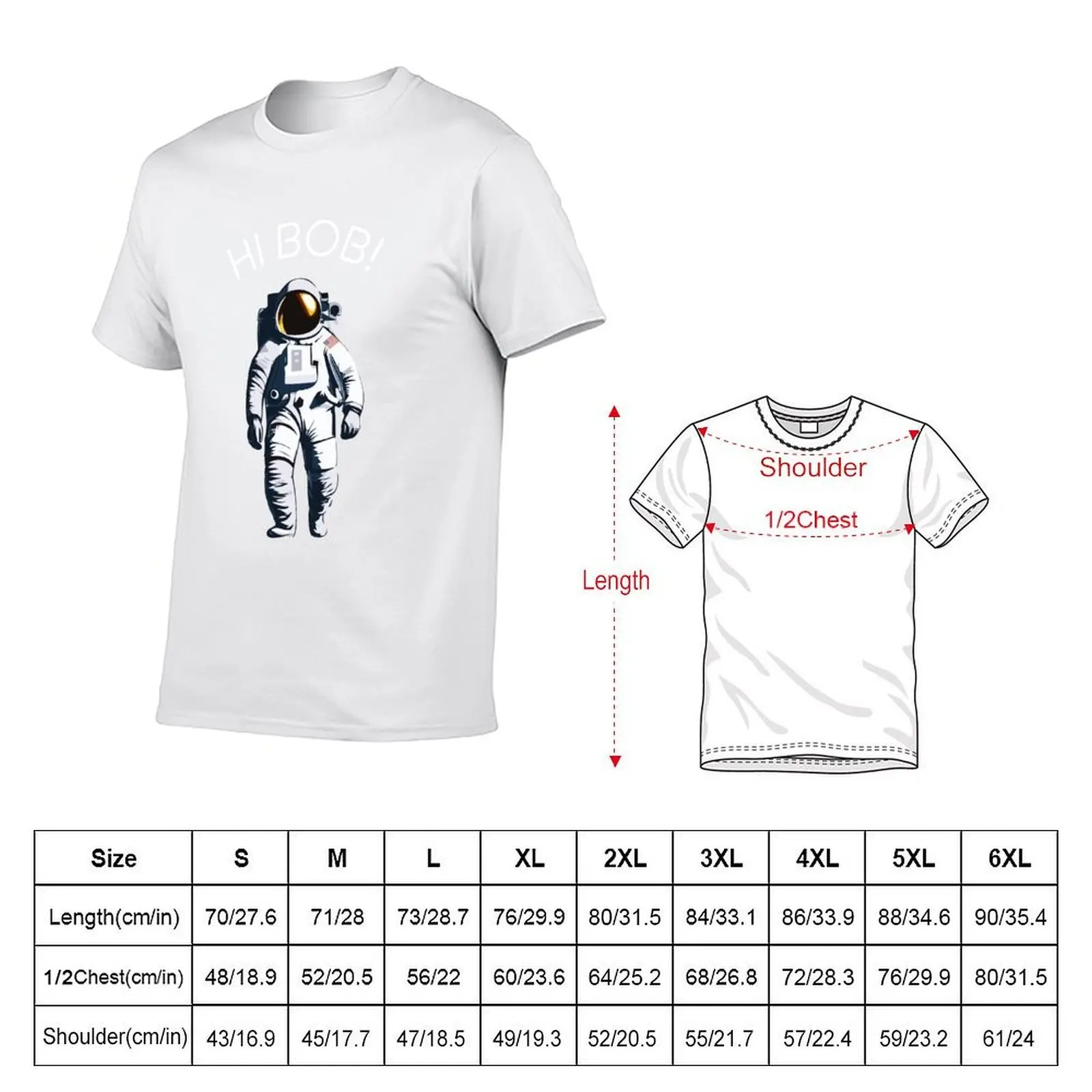 For All Mankind - Hi Bob! T-Shirt t shirts cotton 100% essential t shirt T-Shirt