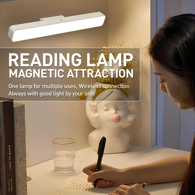 LED eye-protection table lamp for students USB charging magnetic suction lamp bedside night light dormitory light