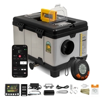 Sunster TB10PRO Diesel Air Heater 12V 24V 110-240V 8KW Parking Heater With Bluetooth APP and LCD Monitor for Car Homes Camper