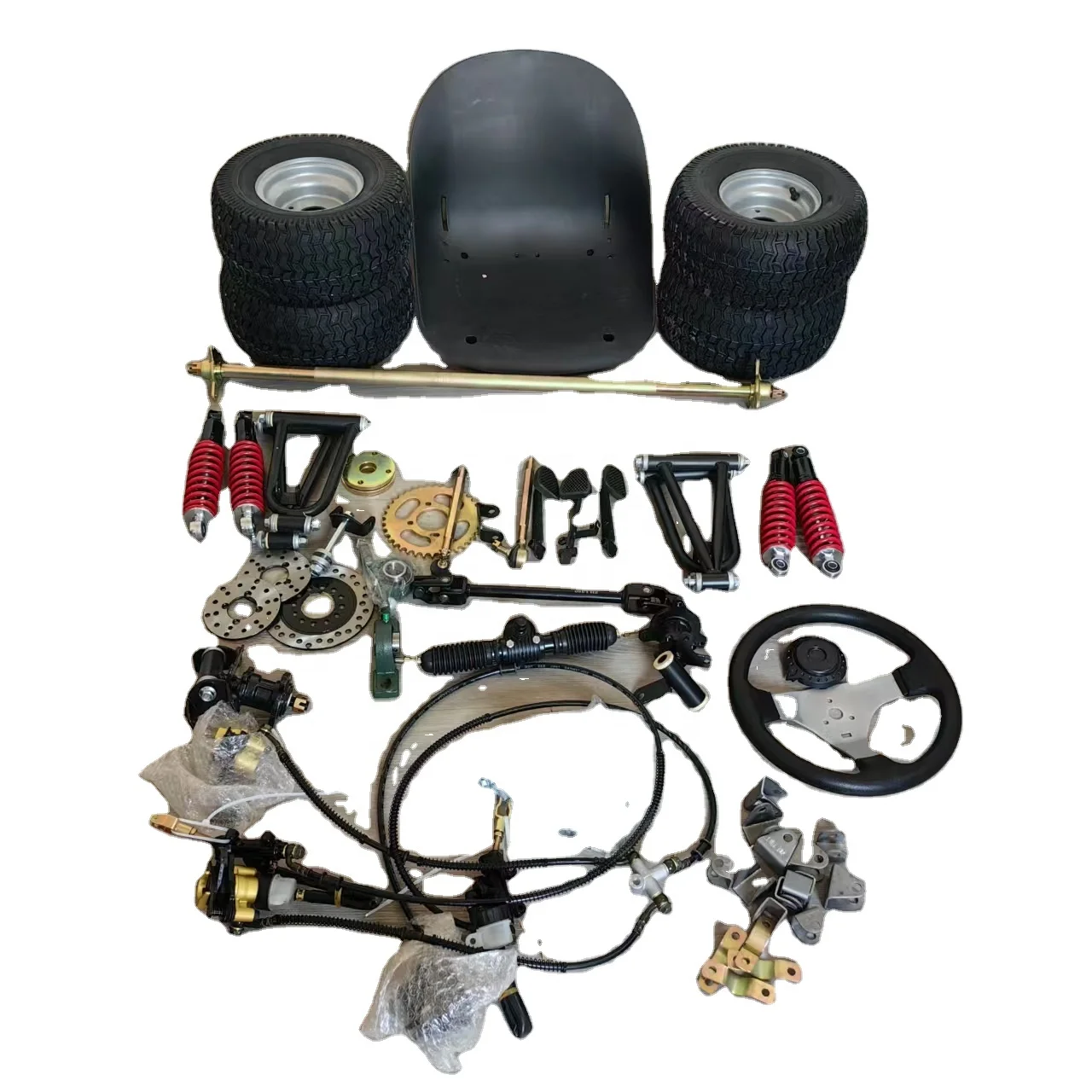 

2025 New Model Electric Off-road Vehicle Kart Chassis Kit Motor Drive Axle Kit