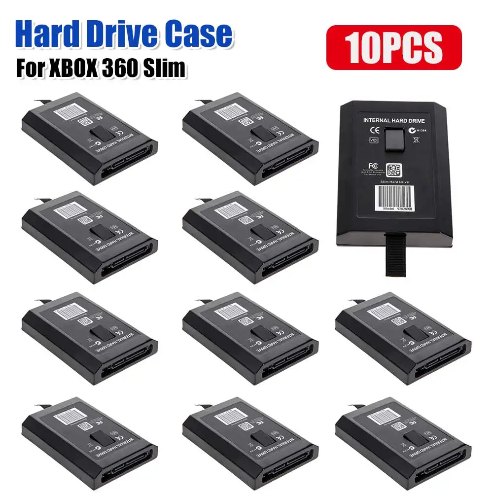 

Plastic Internal HDD Hard Disk Drive Box for 20GB 60GB 120GB 250GB HDD Case Shell Game Accessories Replacement for XBOX 360 Slim