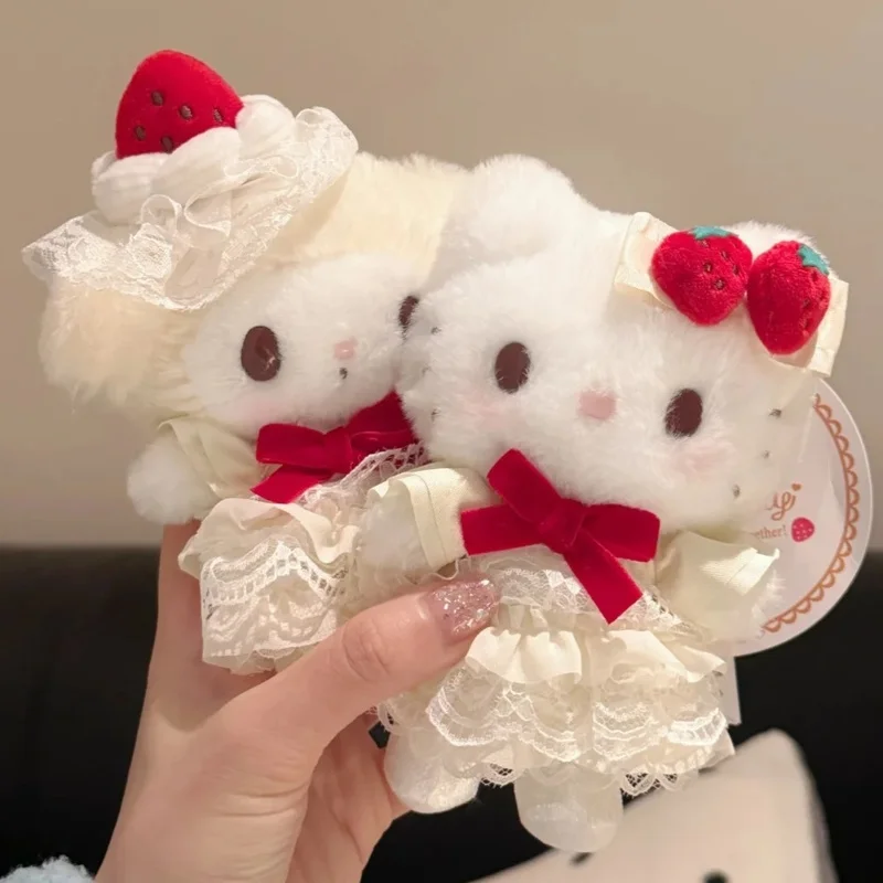 

Hello-Kitty плюшевый рюкзак кулон кукла Sanrio клубничный торт серия мелодия кукла девушка милый праздник подарок на день рождения коллекция