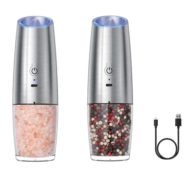 

Hot Sale China Usb Rechargeable Salt And Pepper Grinder Mill Set Sustainable Electric Spice Grinder