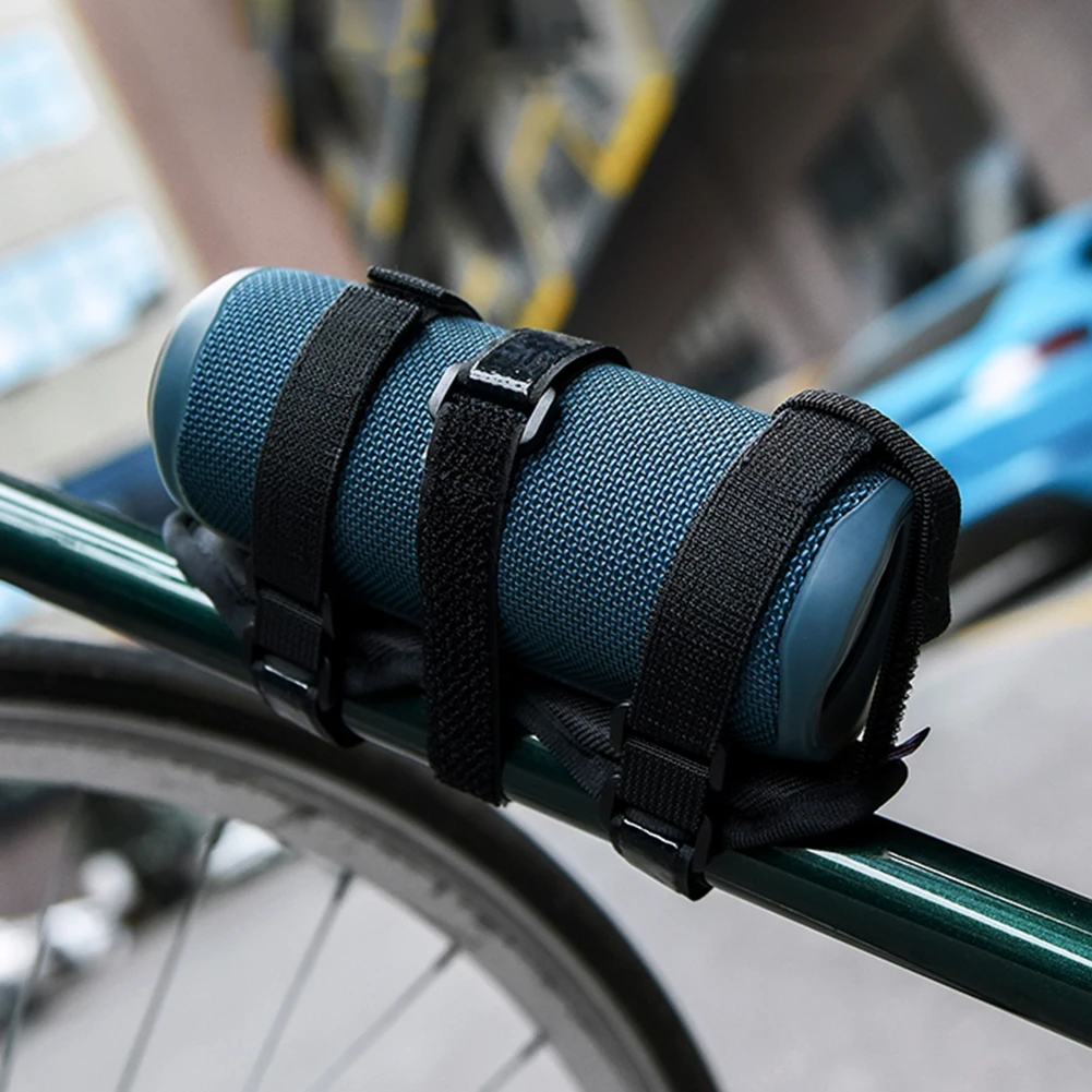 

Sound Box Bike Holder Nylon Speaker Mount Strap Holder Anti Slip Diameter 1.5-3.5inch for Bluetooth-compatible Speakers