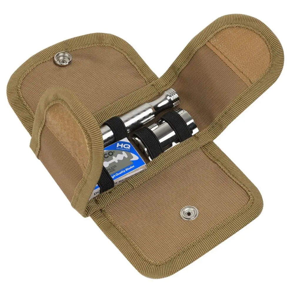 

Ткань Оксфорд, безопасный чехол для бритвы, винтажный чехол для хранения, портативный защитный чехол для бритвы, складной дизайн, защитная сумка для переноски бороды