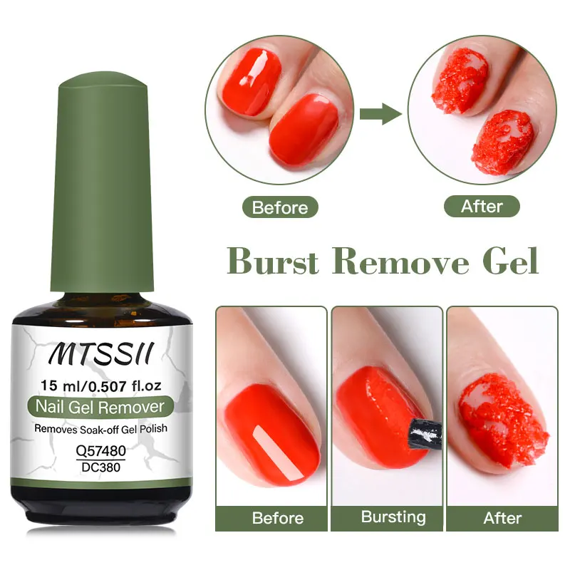 Mtssii 15ML Magic Fast Remover Gel Nail Polish Varnish Soak Off UV Cleaner Function Gel Remove Tool Nail Art For Manicure