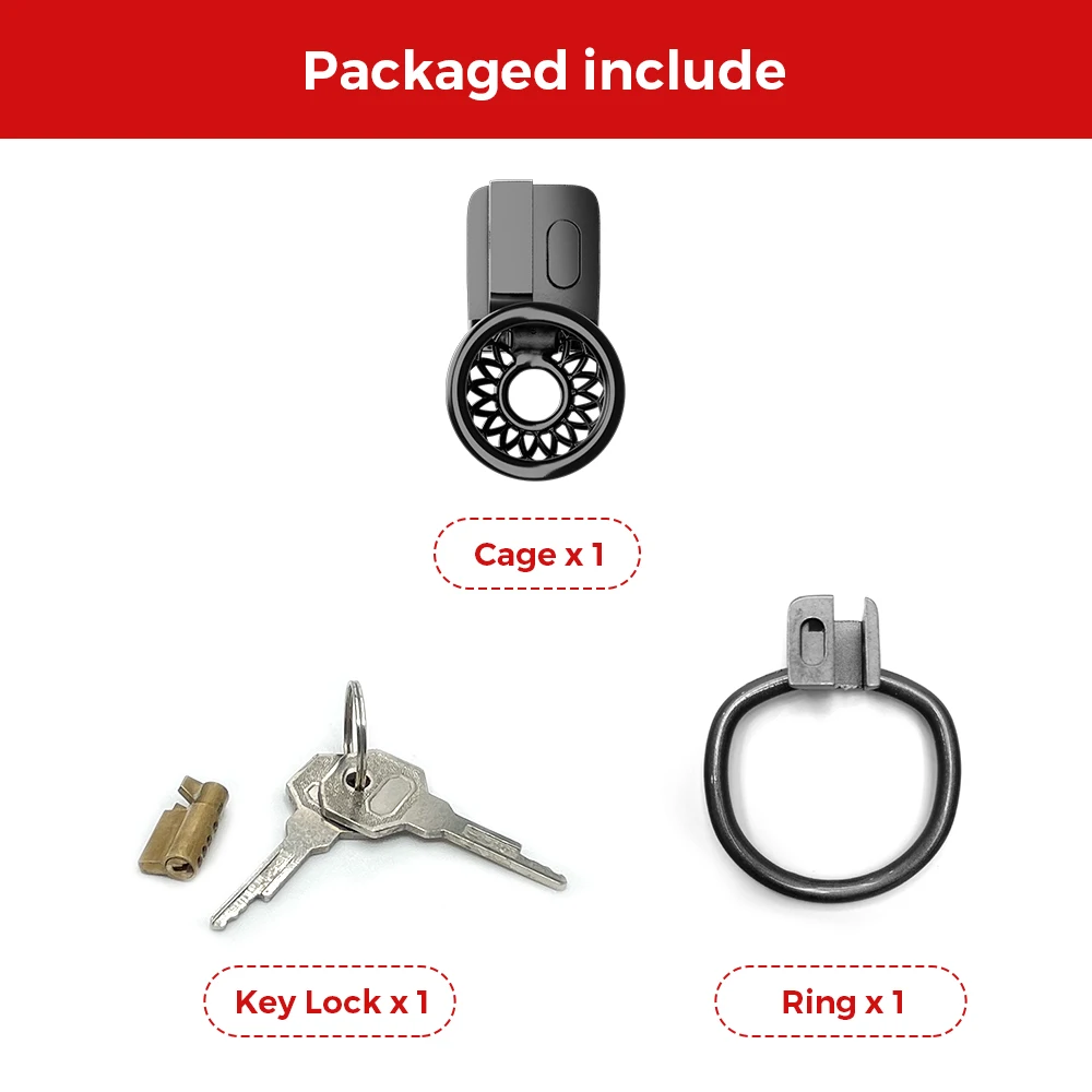 BLACK Basket CD TS Super Small Chastity Cage Devices Bondage Lock Penis Ring BDSM Cock Cage Ladyboy Sissy Male Sex Toys image 6
