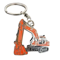 high quality excavator keychain for men key ring digger key chain key holder creative portachiavi chaveiro llaveros hombre