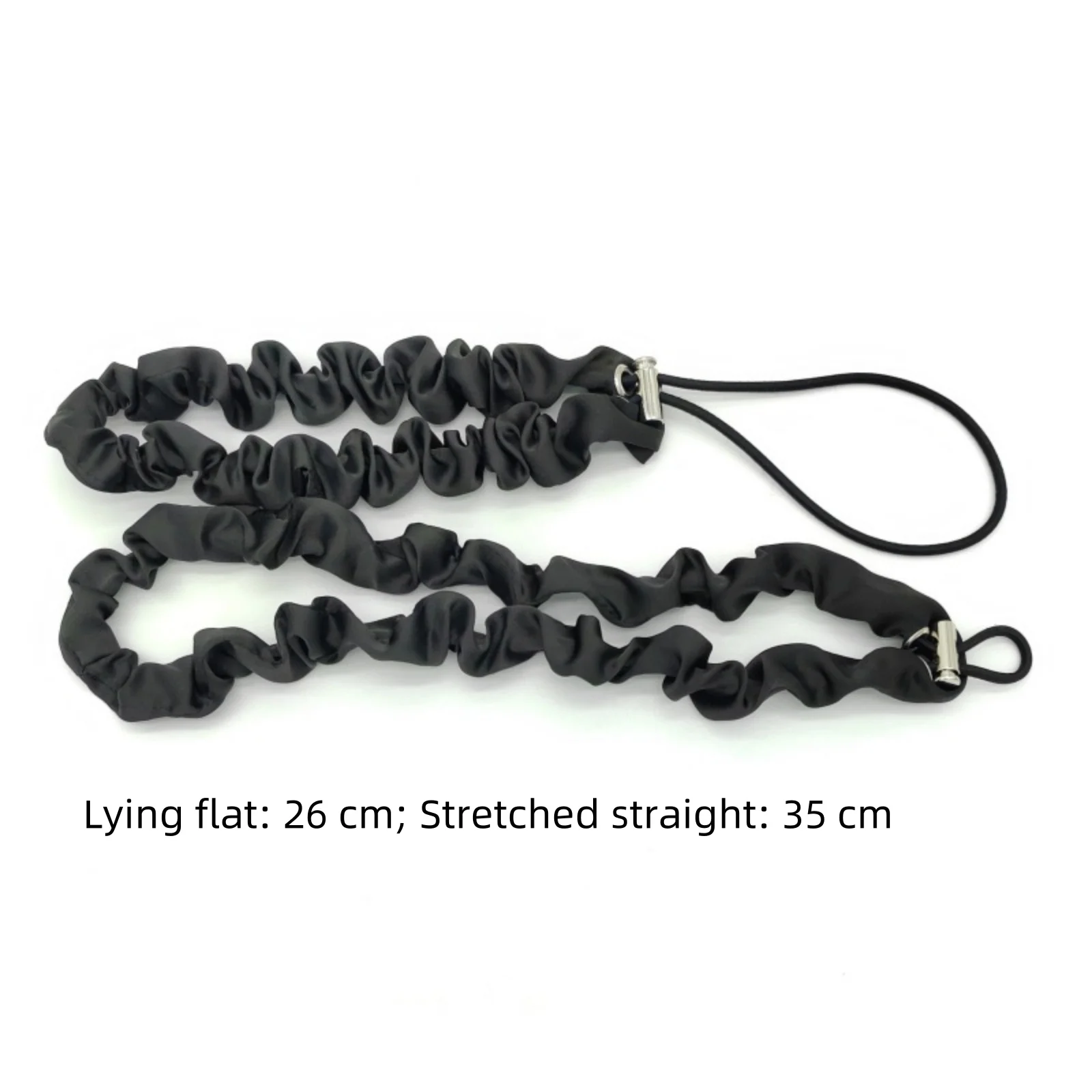 1 x verstellbare Satin-Haargummis, Kordelzug-Design, modisches Stirnband für afrikanische Puff-Frisuren, hochwertiger Haarschmuck – Detail 1