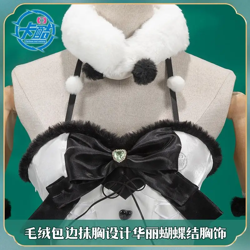 Popular Game Naraka: Bladepoint Cosplay Shen Miao Panda Green Field Guardian Cosplay Cost Cute Lolita Loli Halloween Cost