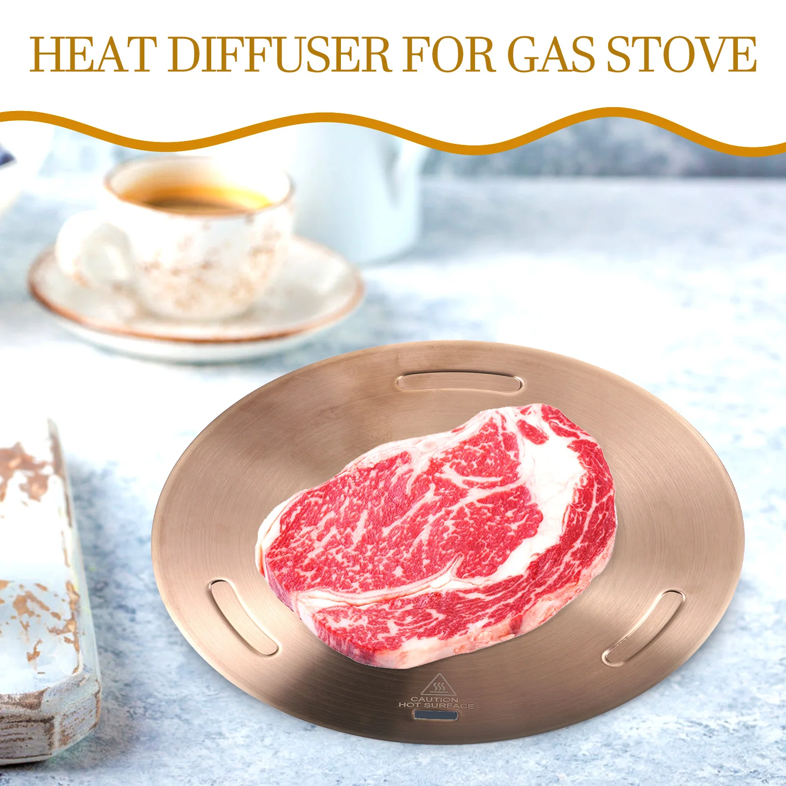 

Stainless Steel Induction Plate Heat Diffuser for Gas Stove Electric Cooker Adapter Kitchen Cookware Thermal Conduction Even