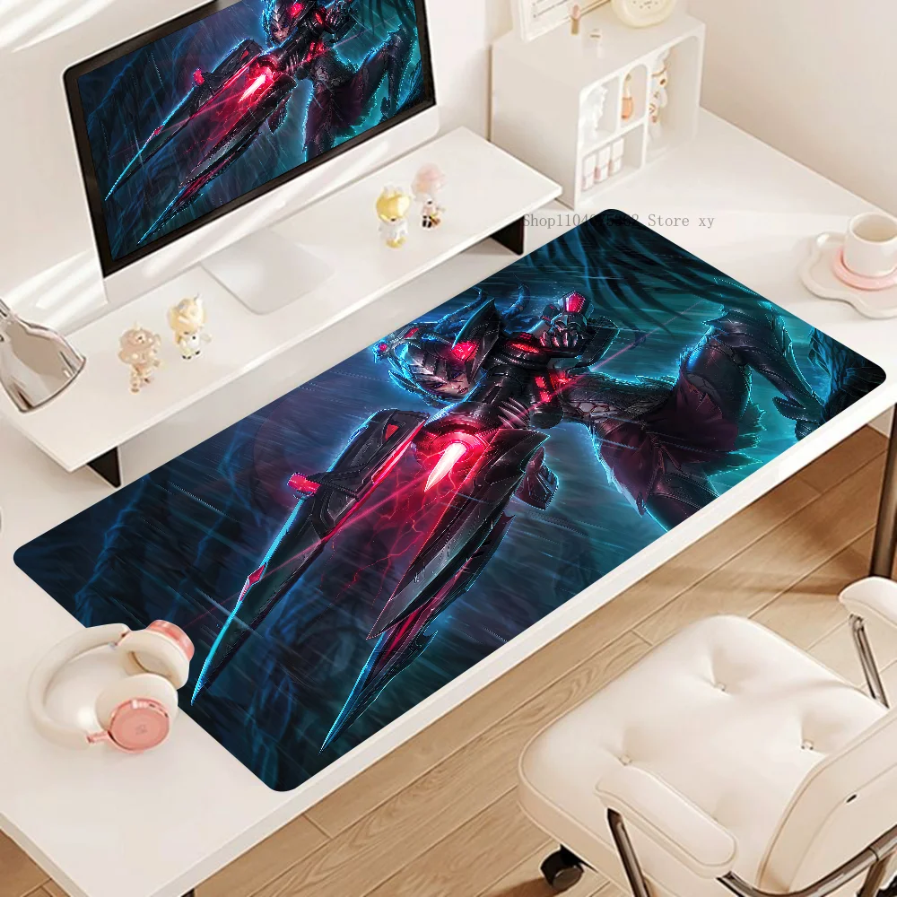 Game League Of Legends Caitlyn Mousepad Desk Pad Gaming Accessories Prime Gaming XXL Keyboard Pad Stitched Pad