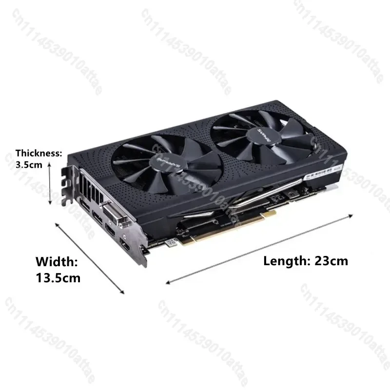 Compatible With AMD Radeon RX580 8GB Graphics Card GPU Video Card for Gaming PC Desktop Computer New Sample Available