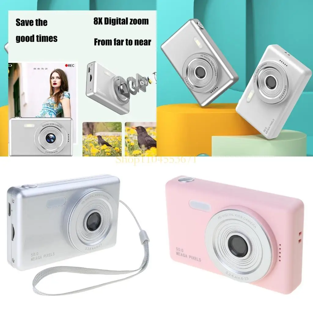 Best Seller Camera for Teens 8X Zoom Anti Shake Point Camera Support OTG Transmission