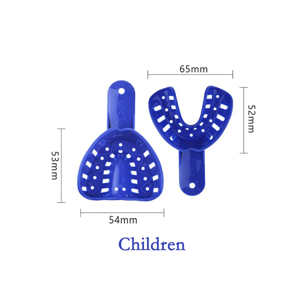 Tandheelkundige Toevoer Afdrukhouder Trays Tandheelkundige Afdrukhouder Tandheelkundige Materialen 6 Stks/set Voor Tandheelkundig Gebruik