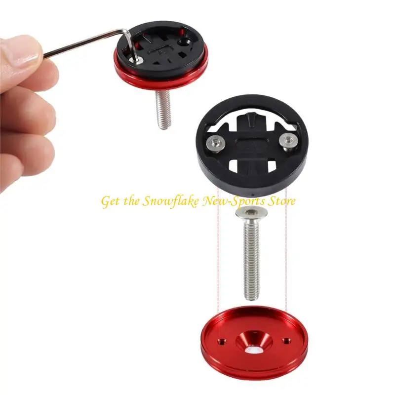 

E56D Bike Computer Mount Aluminium Alloy Odometer Extension Mount Bike Computer Holder Speedometer Mount Bracket Durable