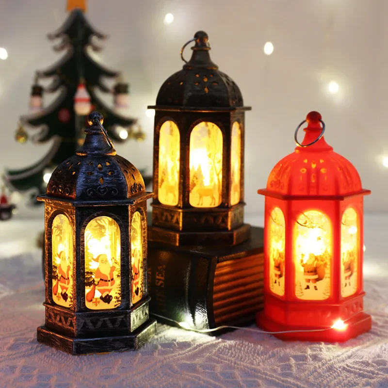 

Led Lights Christmas Gift Portable Electronic Lighting Night Light Elderly Snowman Glow Small Oil Lamp Christmas Decorative