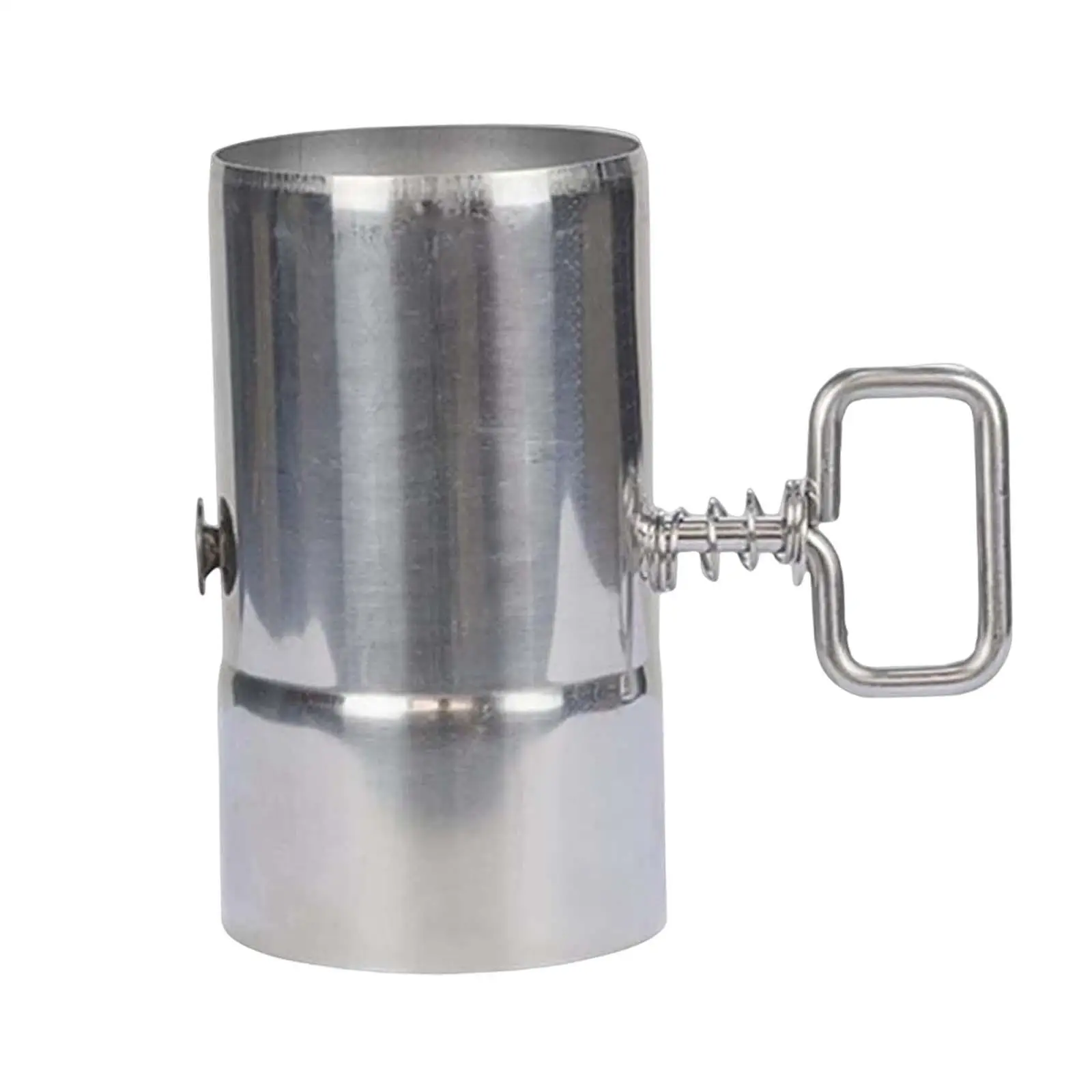 Wood Stove Pipe with Damper Straight Spark Arrestor Rain Winter Stainless Steel Heater for Camping Hiking Tent