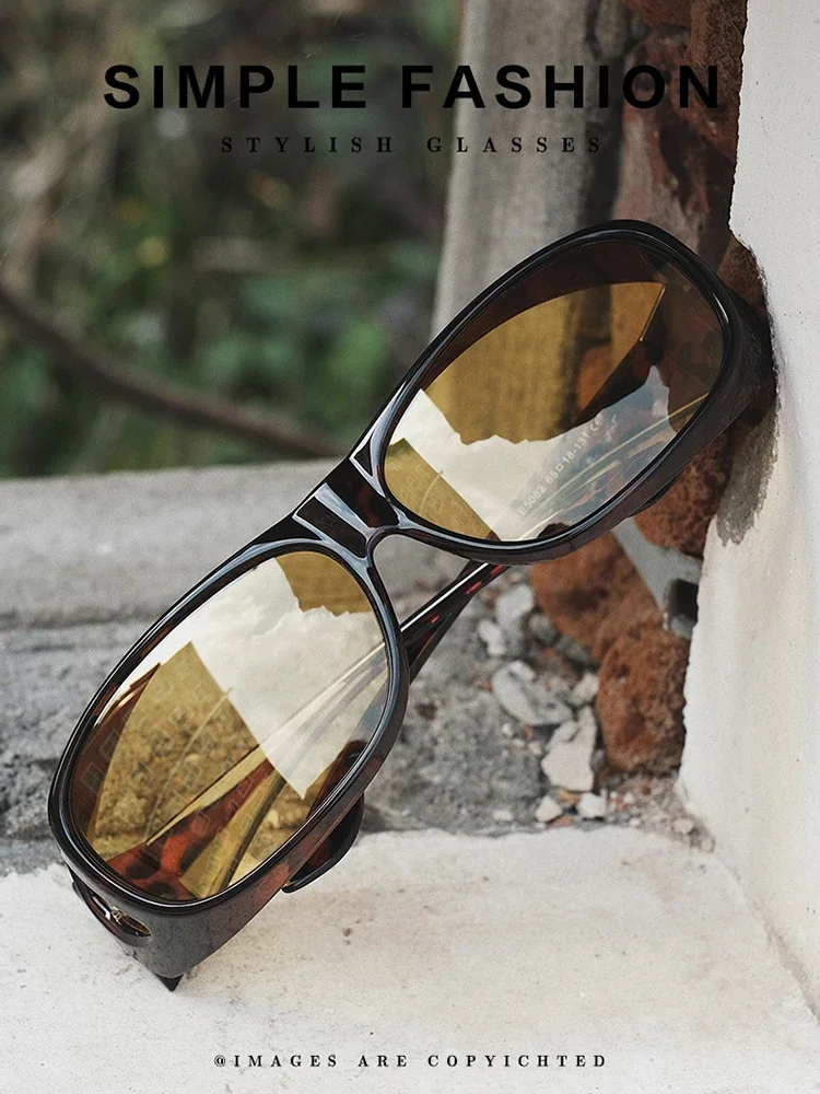 AliExpress NONE Sunglasses Fit Over Glasses Polarized 100% UV Protection Wrap-around Sunglasses for Women Man Driving Fishing Hiking Cycling