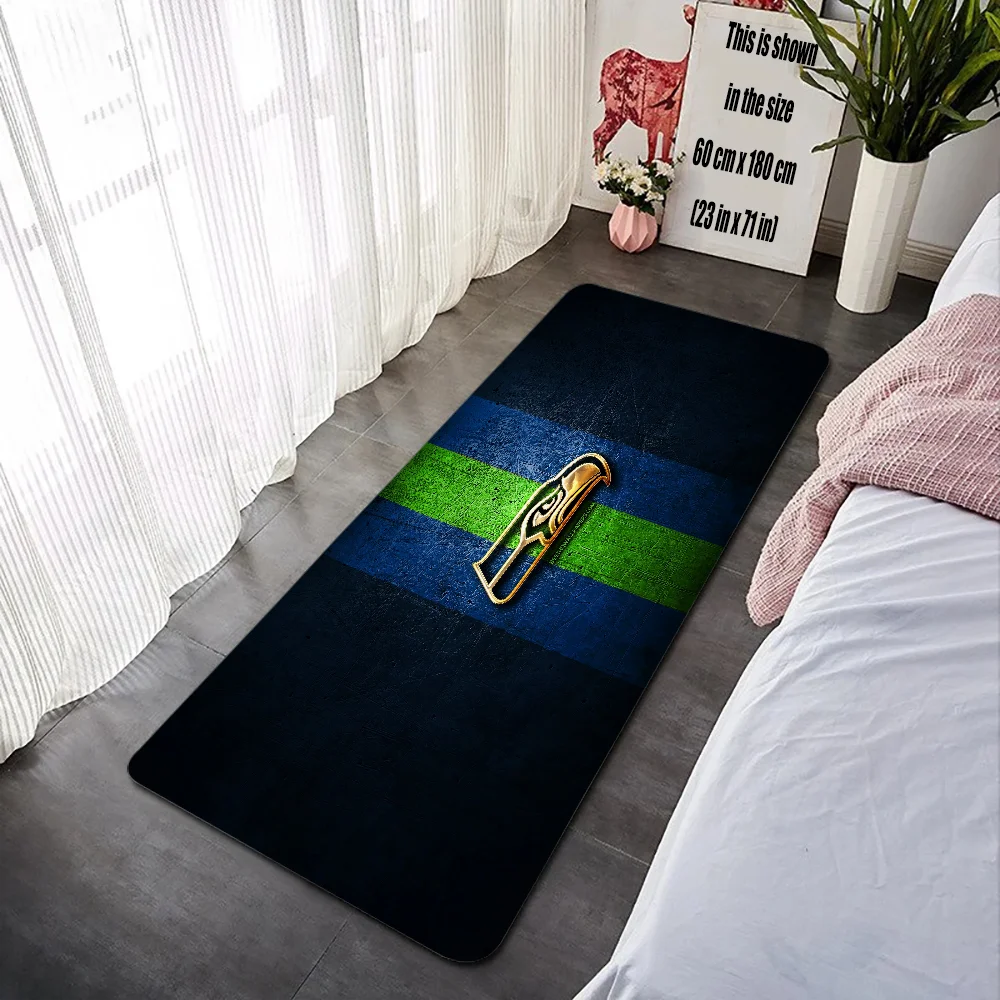 Mat Entrance Out Door Carpet for Home Entrance SeattleS SeahawkS Custom Kitchen Floor Mat for Hallway on the Floor Bathroom Rug