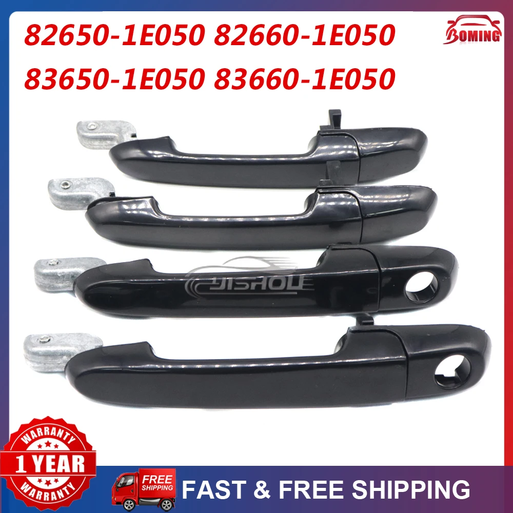 

Front Left&Right+Rear Left&Right Car Door Handle 82650-1E050 82660-1E050 83650-1E050 83660-1E050 For Hyundai Accent 2006-2011