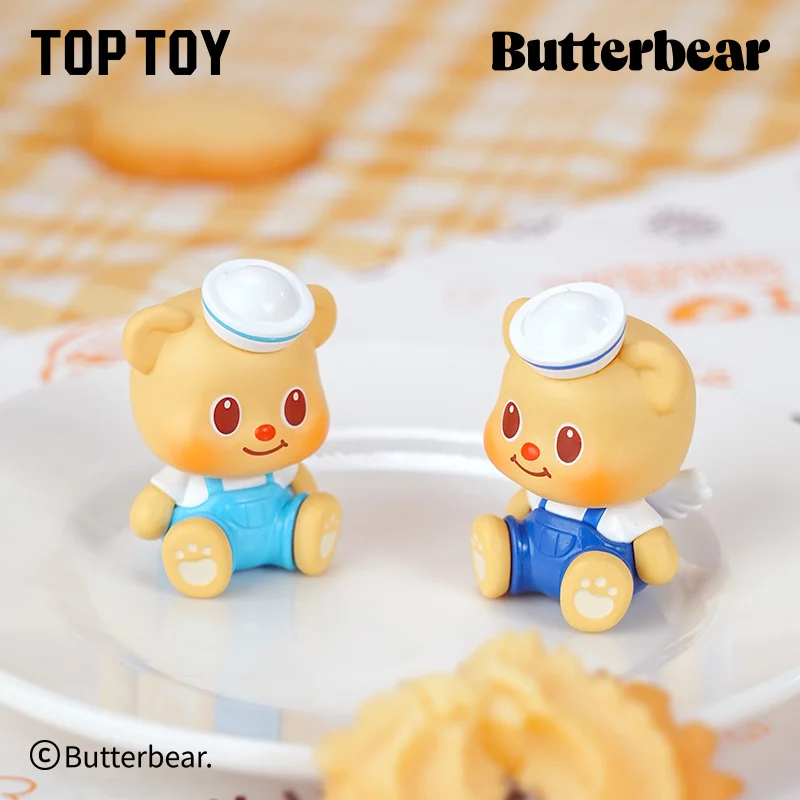 

TOPTOY Butter Bear MINI Magic Sitting Series Handmade Blind Bag Kawaii Desktop Ornament Cute Birthday Gift
