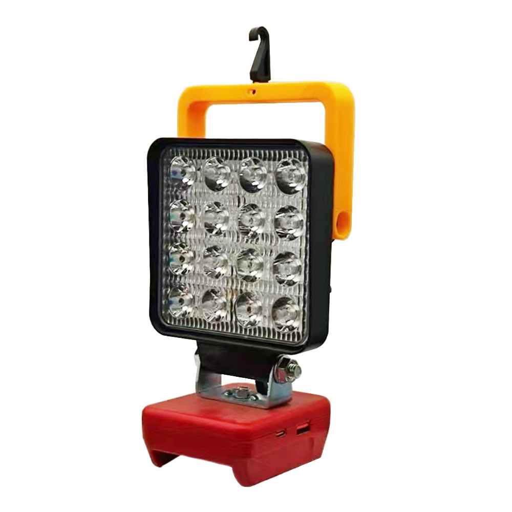 ملحقات الإضاءة لديوالت لماكيتا بطارية ليثيوم لبوش لميلووكي لبطارية M18 ضوء العمل الشعلة مصباح التخييم #1