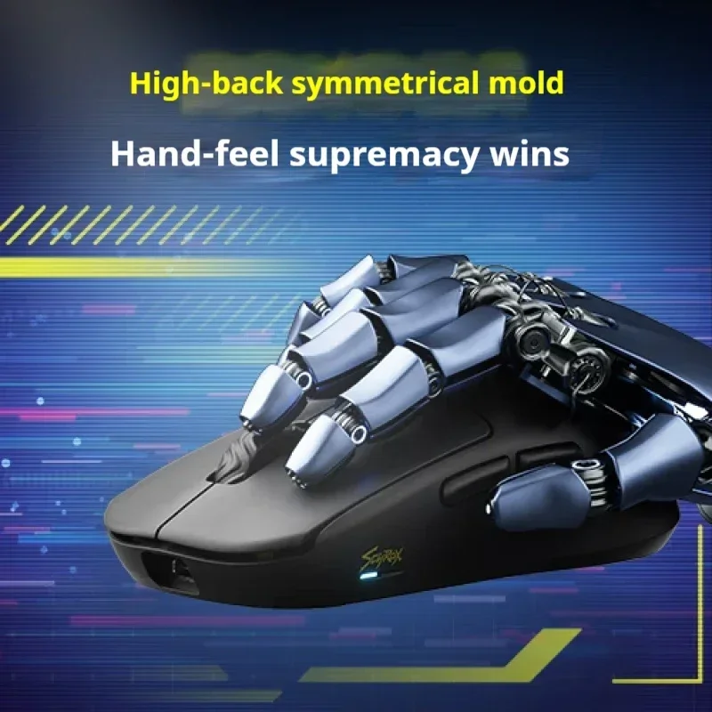 Scyrox V8 8k Mouse 2.4g Three-Mode Wireless Mouse Customized Pixart 3950 Light Weight Gaming Mouse For Pc E-Sports Gamer Gifts