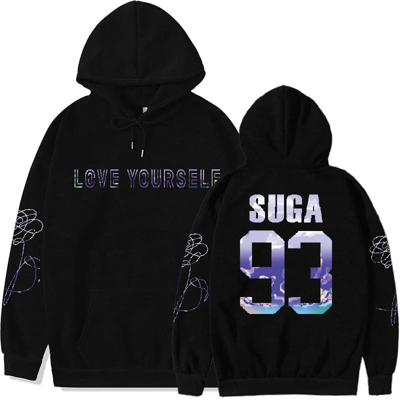 KPOP 10th Anniversary FESTA jimin Hoodies JUNG KOOK Sweatshirts SUGA Pullovers