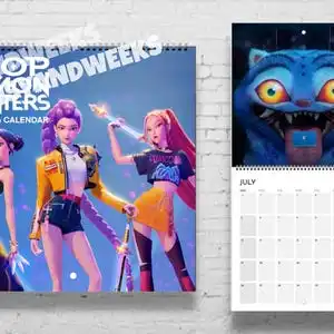 تقويم Kpop | تقويم 2026 | هدية كيبوب | هدية لابنة #1