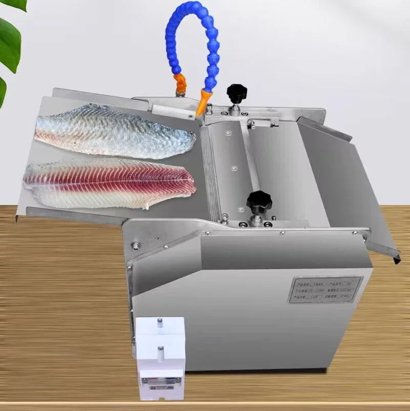 Automatic Commercial Fish Skin Peeler, Fresh Fish Skin Removing Equipment for Salmon & Grass Carp