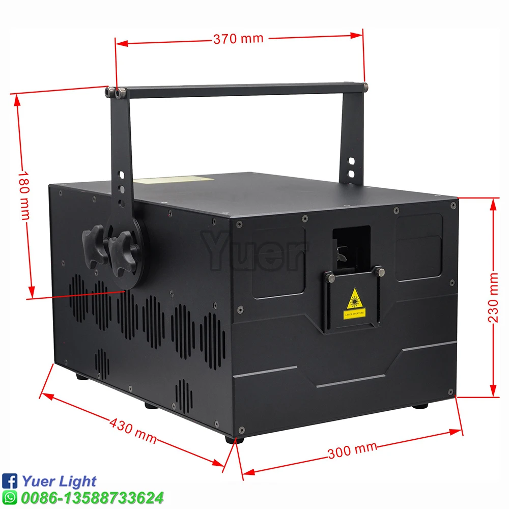 Nieuwe Professionele 40K 30W Rgb Animatie Laserlicht Dmx Ilda Kerst Dj Disco Club Bar Feestbal Licht Show Effect Projector