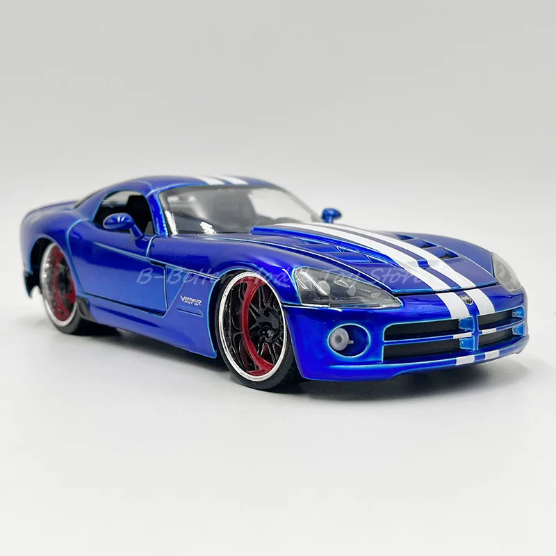 1:24 Diecast Metal Car Model Toy 2008 Dodge Viper SRT 10 Miniature Replica For Collection