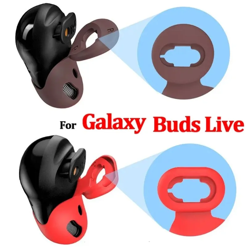 For Samsung Galaxy Buds Anti-Slip Earbuds Ear Skins Silicone Adapter Ear Wing Tips for Galaxy Buds Replacement Rubber Eartips