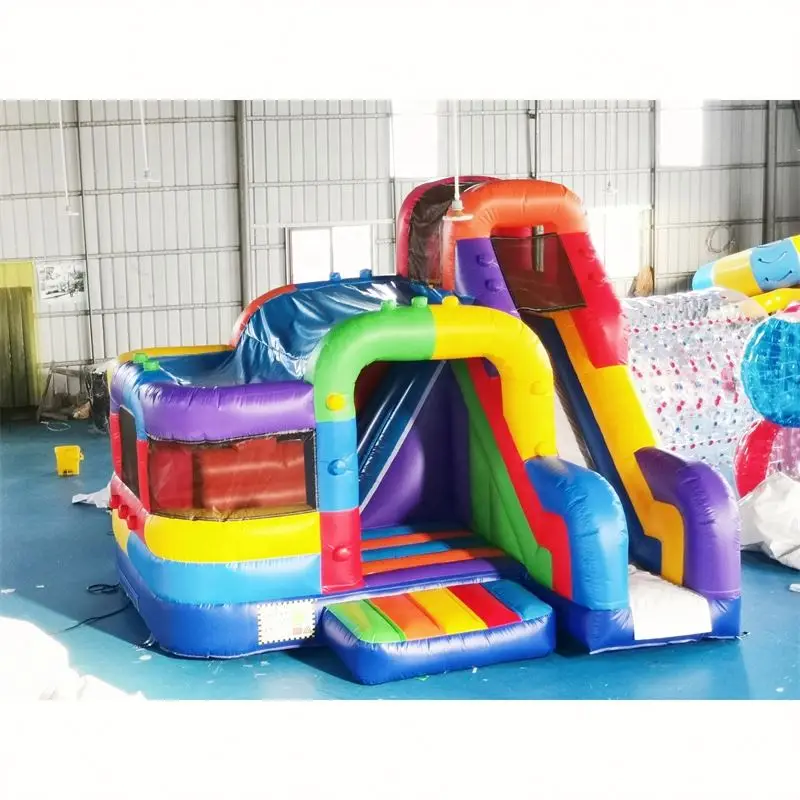 

Blow up Kids Adult Bounce House Combo Inflatable Obstacle Course