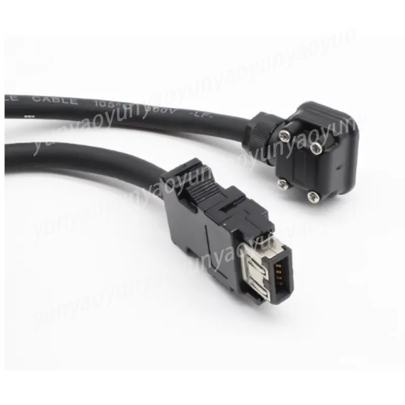 2m High Flexible Energy Chain Cable-H Outlet Direction Default A1 750W Servo Motor Low Power Encoder Line