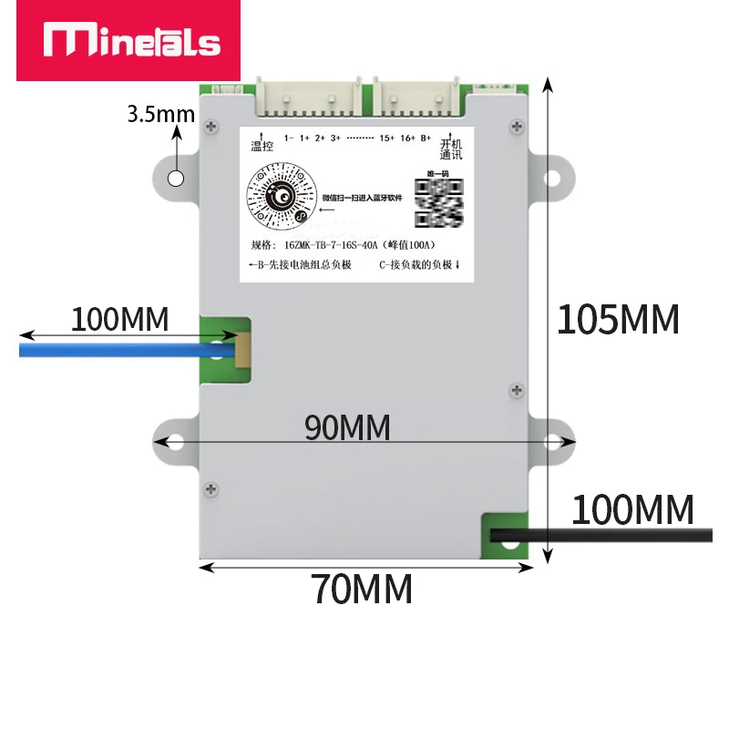 7S-16S Smart ANT BMS 8S 13S 100A 200A 300A 325A 2.2V Li4O4Ti 3.2V LFP4 3.6V 3.7V Li-ion Battery protection Board Bluetooth APP