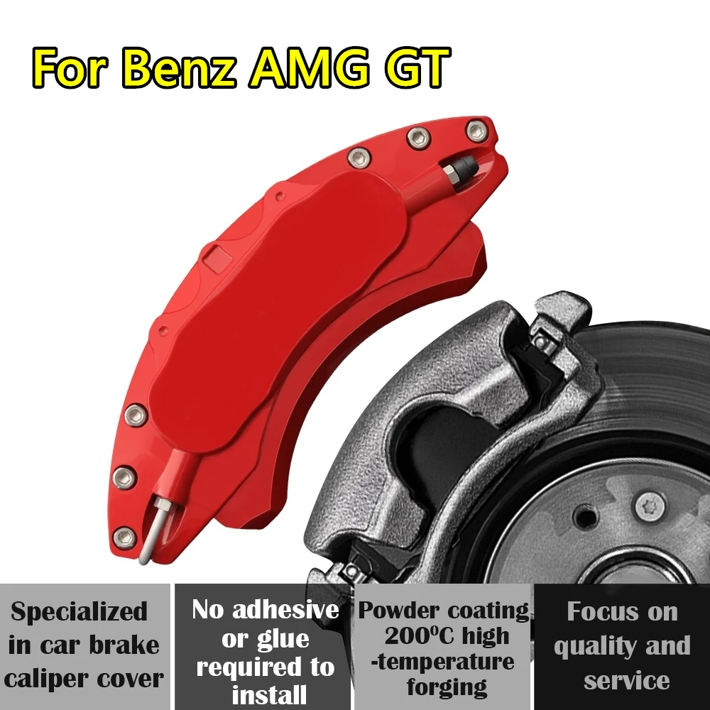 For AMG GT Car Brake Caliper Cover Aluminum Alloy Metal Kit Fit GT C R PRO 63S S GT3 2015 2016 2017 2018 2019