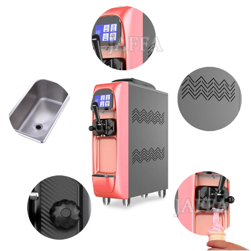 Coffee Shop or Home Used Commercial Ice Cream Snow Making Ice Cream Machine