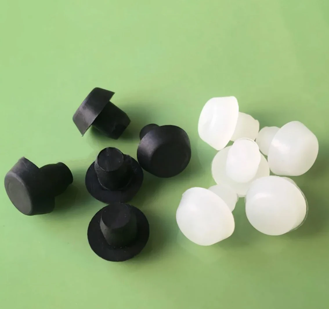 5-100PCS Round Caps Black/White Plastic Nails Hole Plug Protection Gasket Dust Seal End Cover Caps For Chairs Furniture