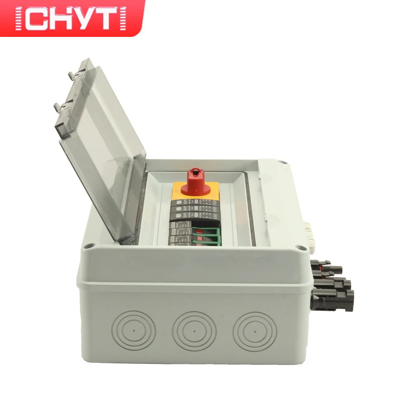 Imagem -04 - Solar Surge Lightning Protection dc Combiner Box ao ar Livre à Prova Dágua 2-in1-out 1000v Chyt-ip65 pv