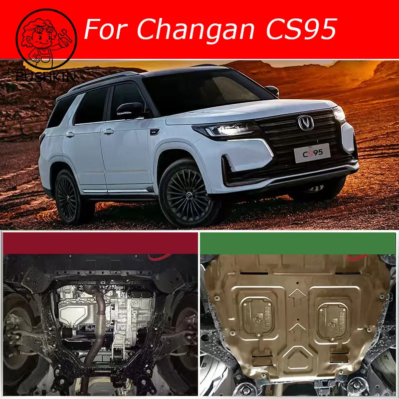 Car Motor Molding Chassis Mud Fedner Cover For Changan CS95 2023 2024-2019 2.0T Engine Splash Shield Guard Mudguard Accessories