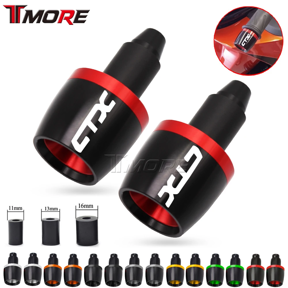 Empuñaduras de manillar CNC universales para motocicleta, tapón deslizante de contrapeso para Honda CTX 700, 1300, CTX1300, CTX700N, 2013-2019