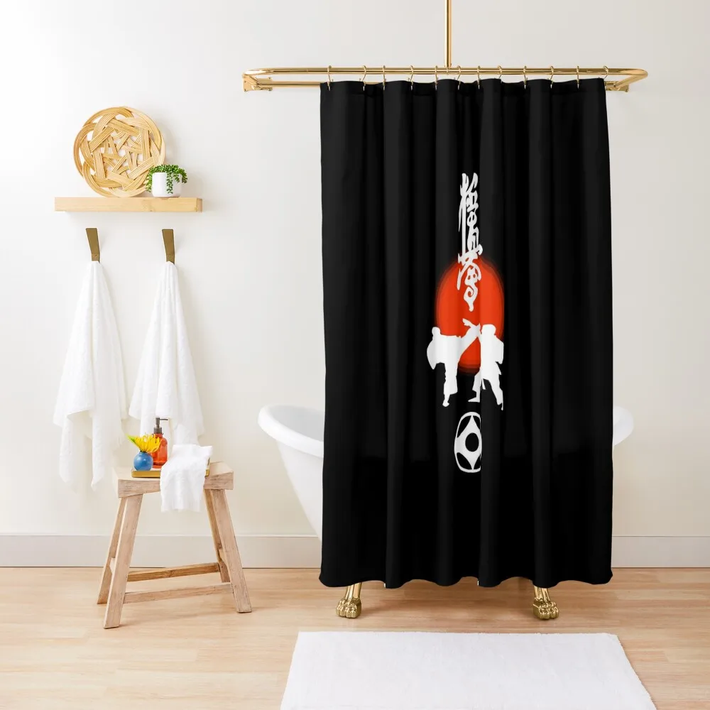 Kyokushin Karate - The Ultimate Truth - The Kyokoshinkai Kumite Design Shower Curtain Set For Bathroom Funny Shower Curtain