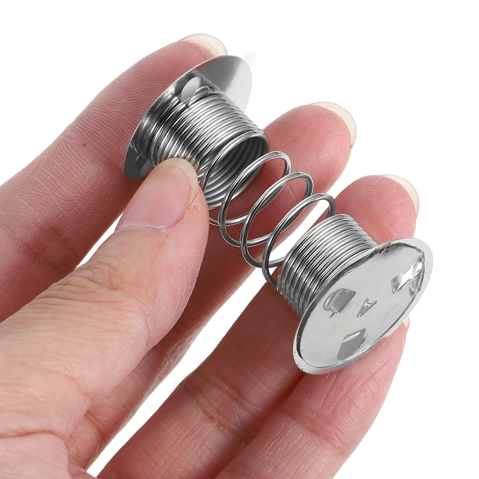 10 قطعة قاعدة الربيع لوحة سيارة رئيس شاكر المعادن سهلة التركيب دائم تنوعا DIY بها بنفسك مشروع ملحق لوحة سيارة لعبة قاعدة