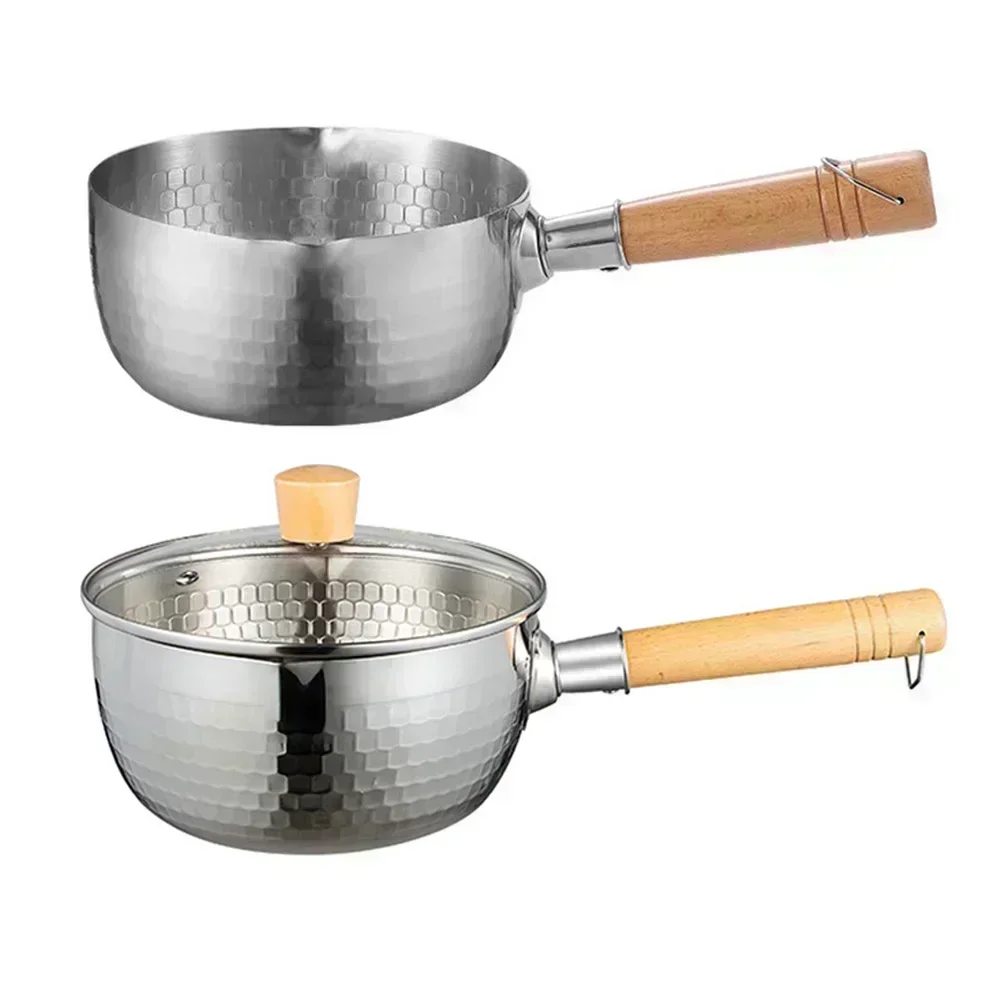 

Efficient Snow Flat Pot Made Of 304 Stainless Steel For Induction Cooking Easy Cleaning Compact Sizes Available