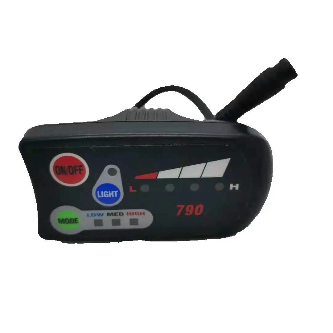 

36V Intelligent LED 790 Display of Electric Bike 6pins connector Digital Computer Pannel Electric Bicycle Speedometer Six needle